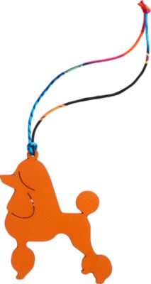HERMES Petit H  プードル♡Poodle BagCharm Hermes Bag Charm Royal Poodle Dog Petite h Bi-Color Green